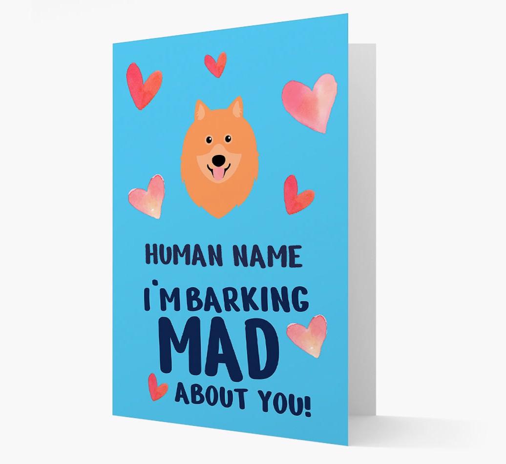 'Barking Mad' - Personalized {breedFullName} Card