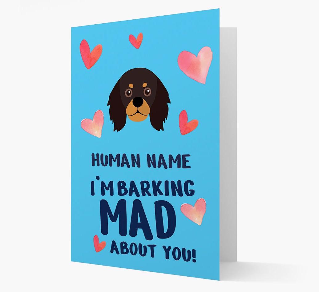 'Barking Mad' - Personalized {breedFullName} Card