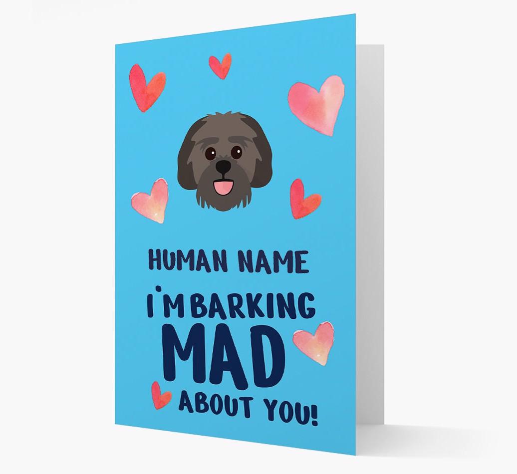 'Barking Mad' - Personalized {breedFullName} Card