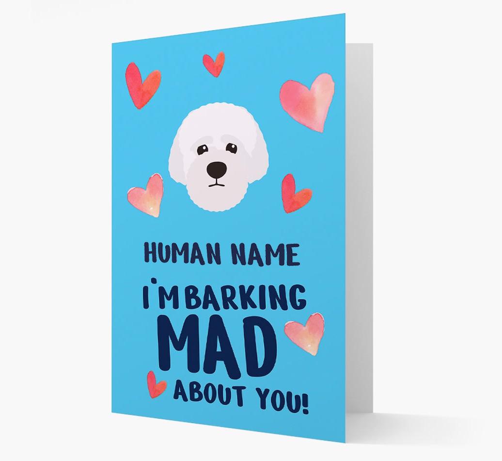 'Barking Mad' - Personalized {breedFullName} Card