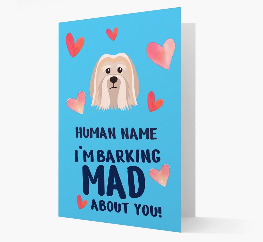 'Barking Mad' - Personalized {breedFullName} Card