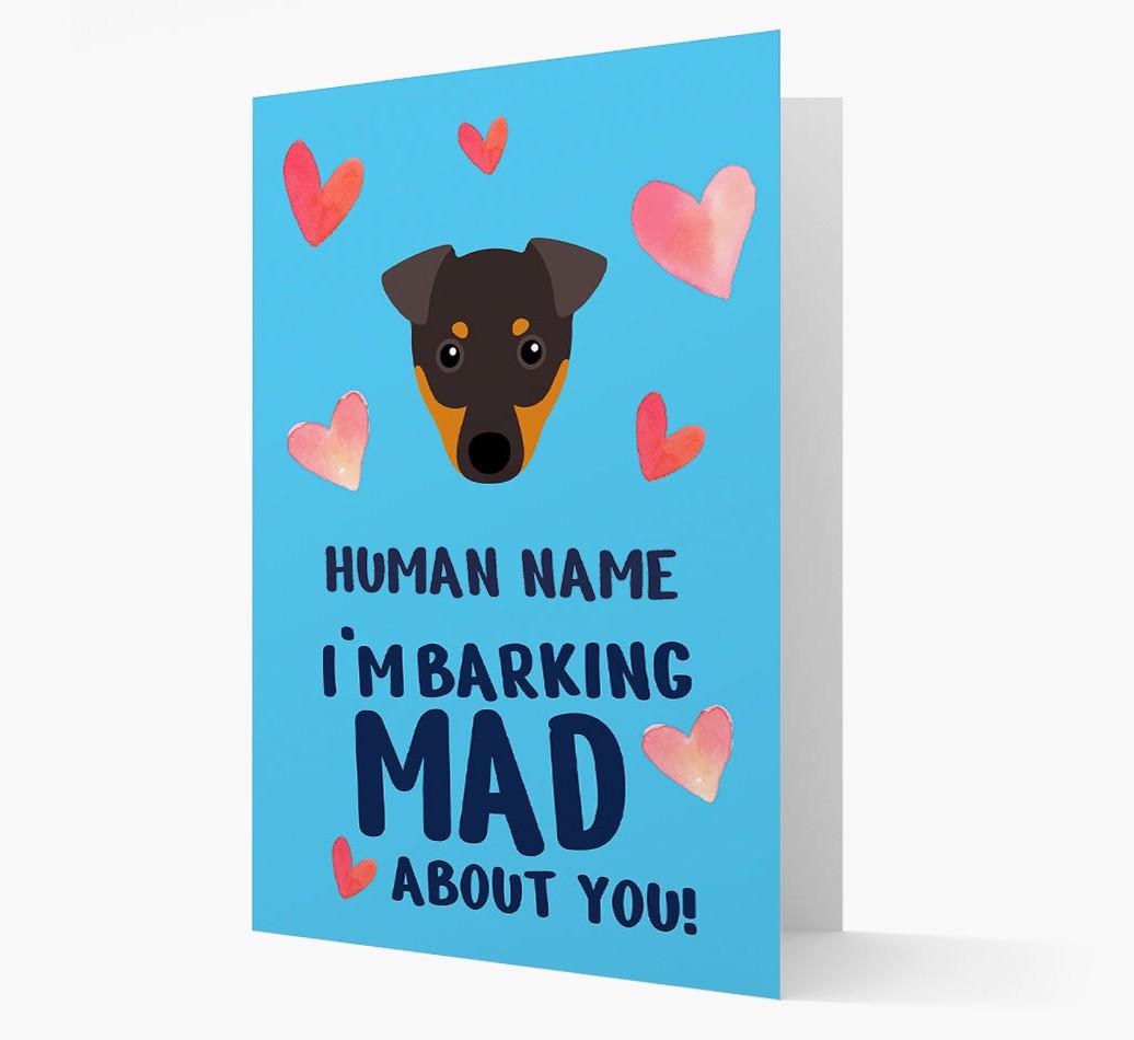 'Barking Mad' - Personalized {breedFullName} Card