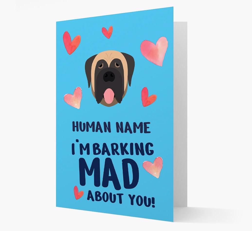 'Barking Mad' - Personalized {breedFullName} Card