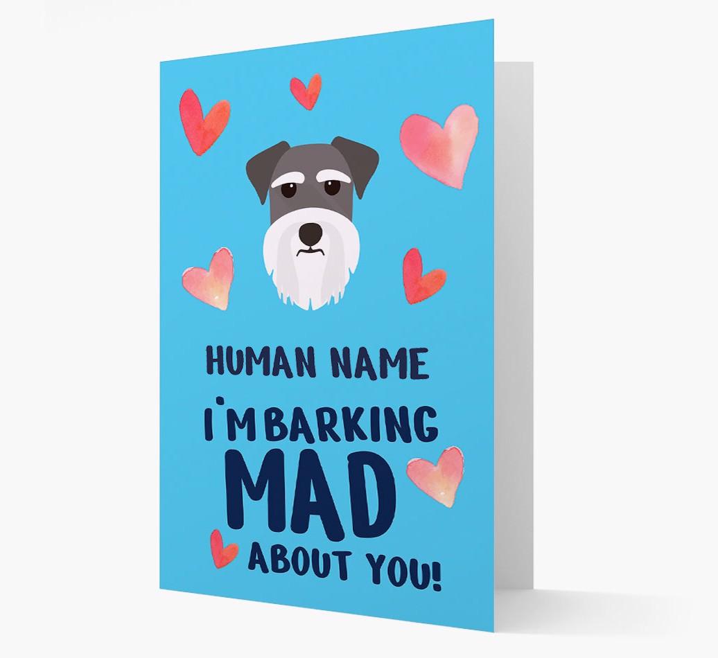 'Barking Mad' - Personalized {breedFullName} Card