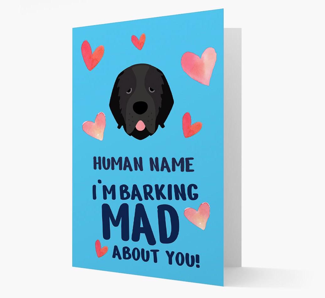'Barking Mad' - Personalized {breedFullName} Card