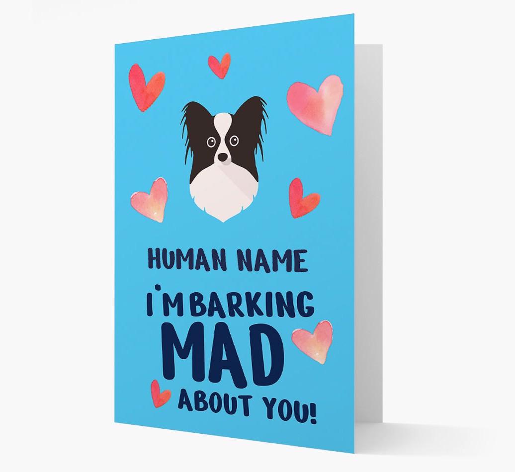 'Barking Mad' - Personalized {breedFullName} Card