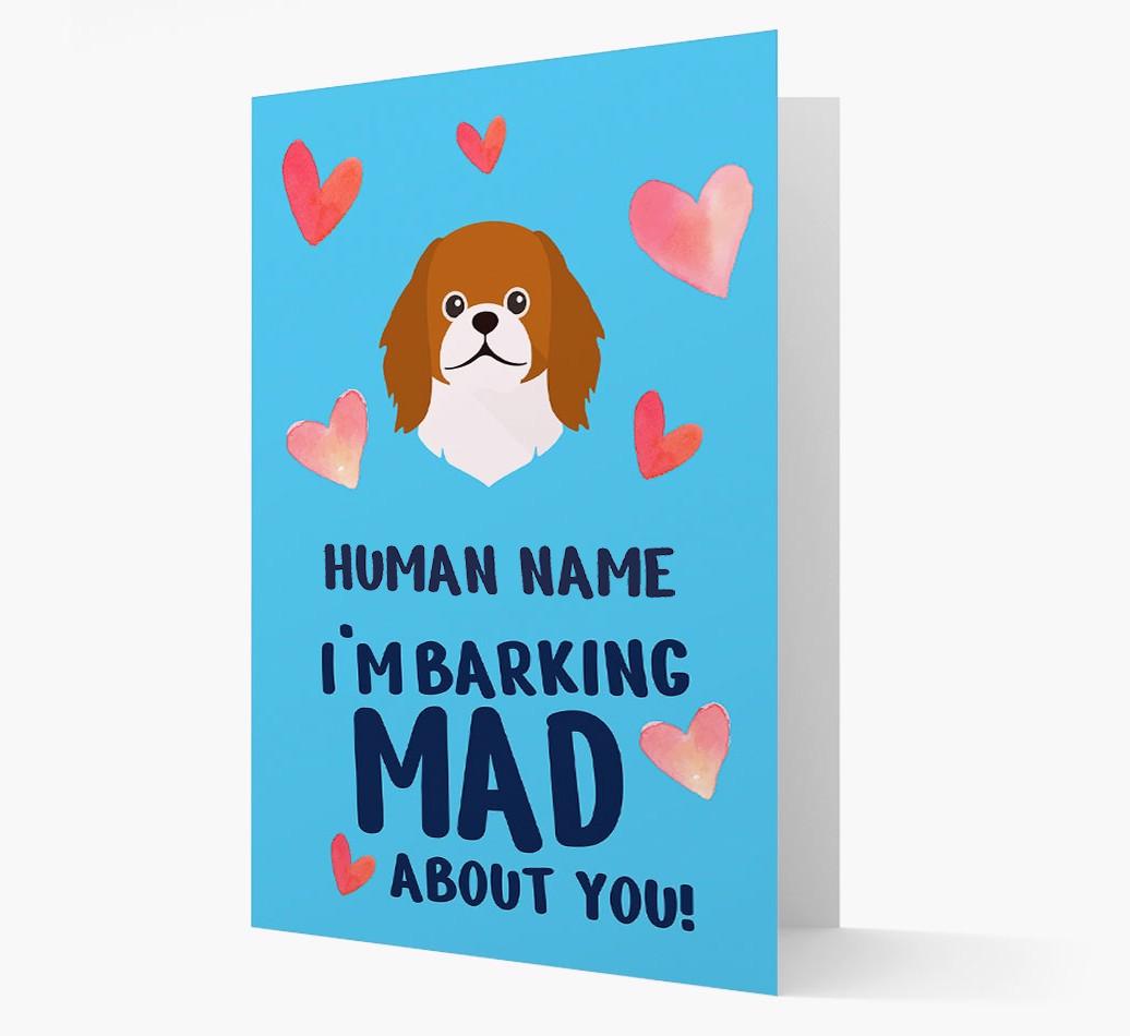'Barking Mad' - Personalized {breedFullName} Card