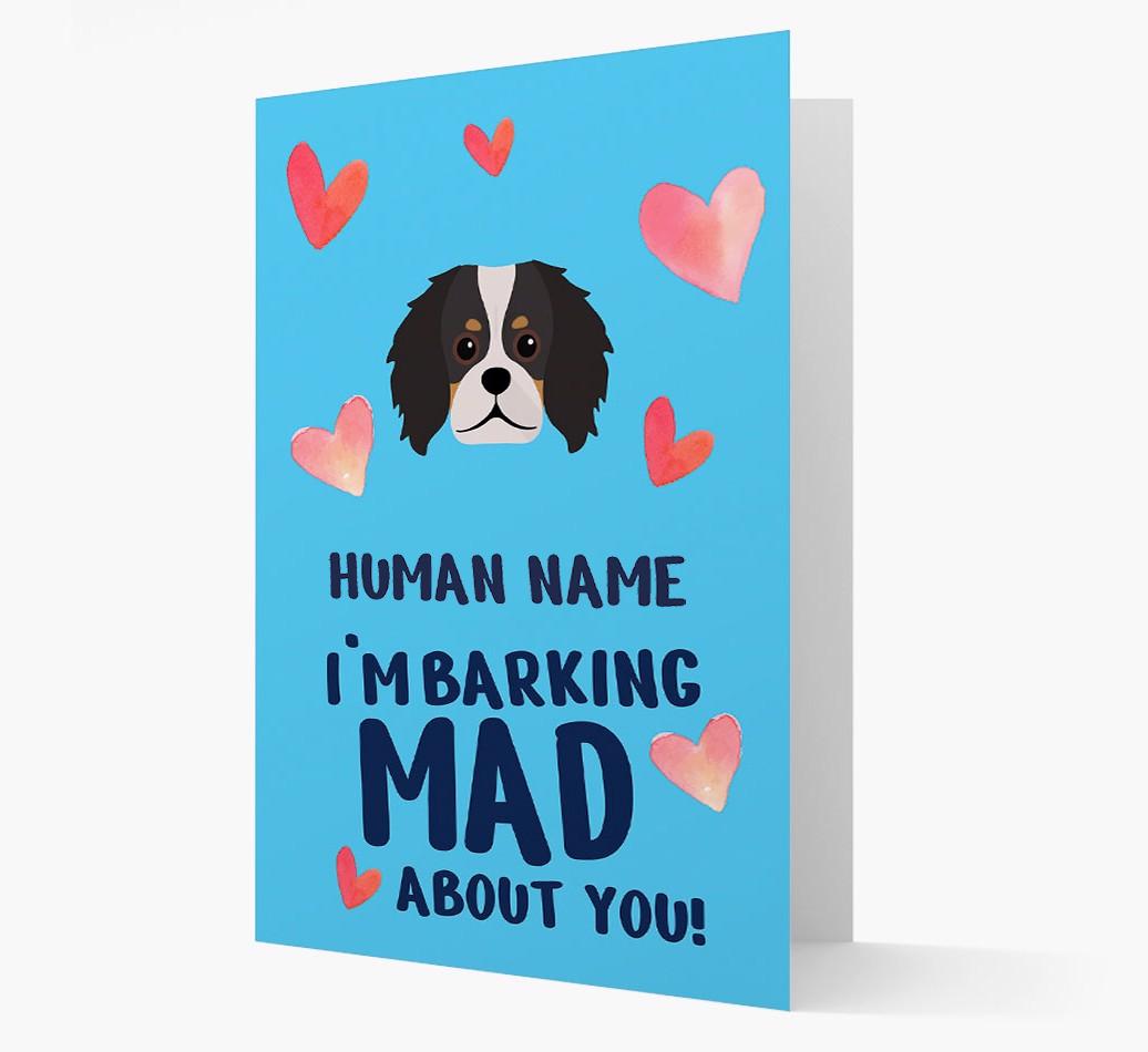 'Barking Mad' - Personalized {breedFullName} Card
