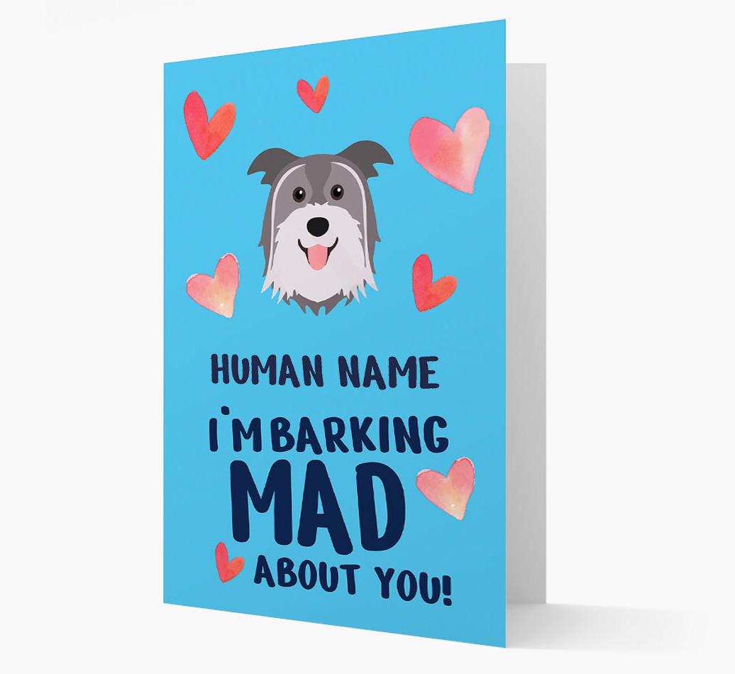 'Barking Mad' - Personalized {breedFullName} Card