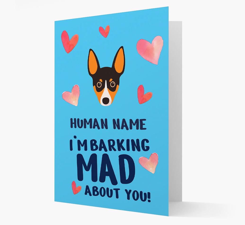 'Barking Mad' - Personalized {breedFullName} Card