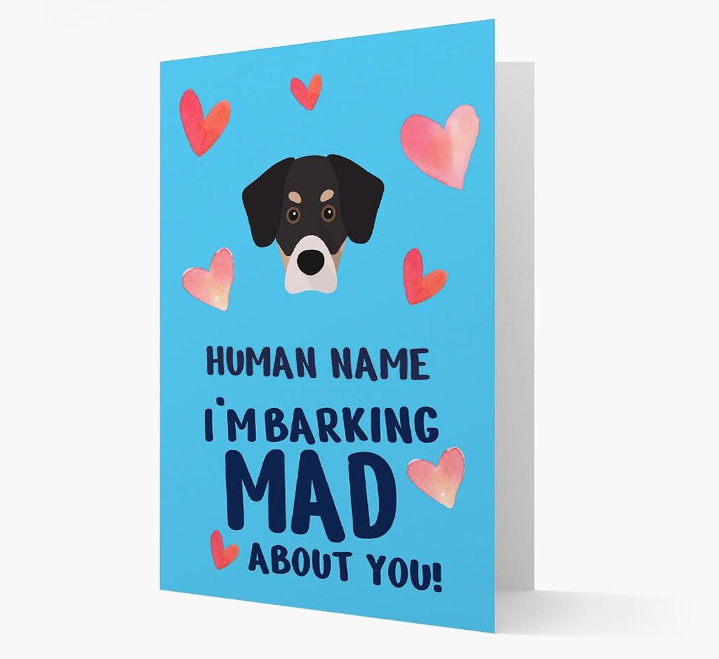 'Barking Mad' - Personalized {breedFullName} Card