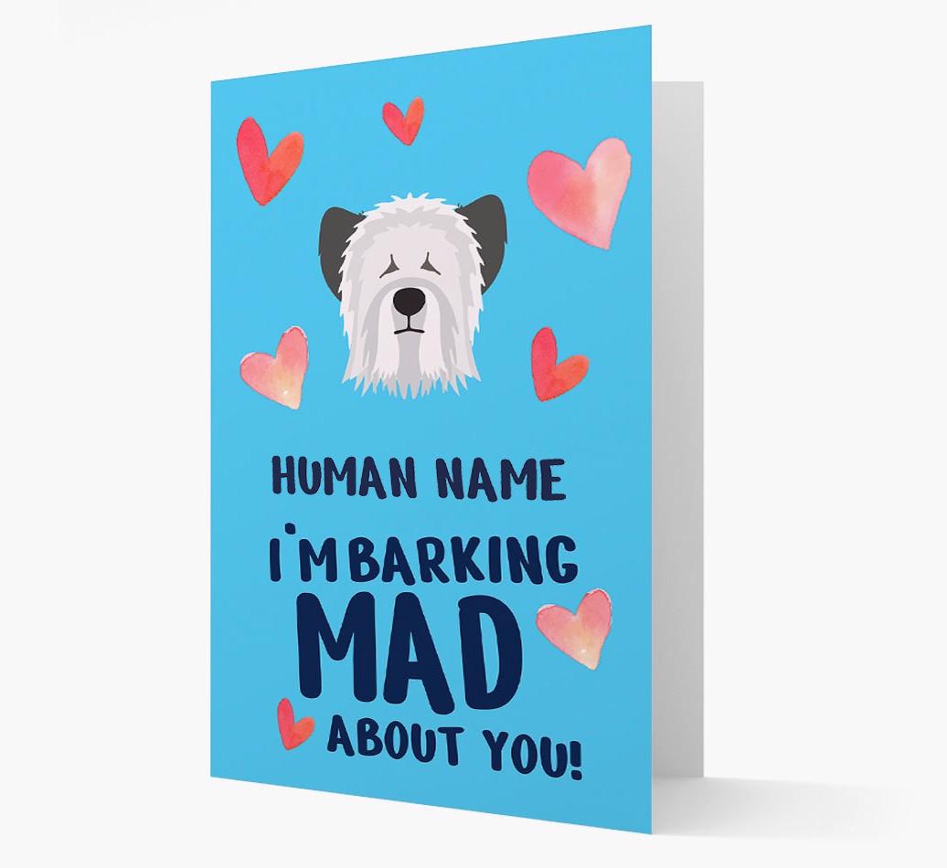 'Barking Mad' - Personalized {breedFullName} Card