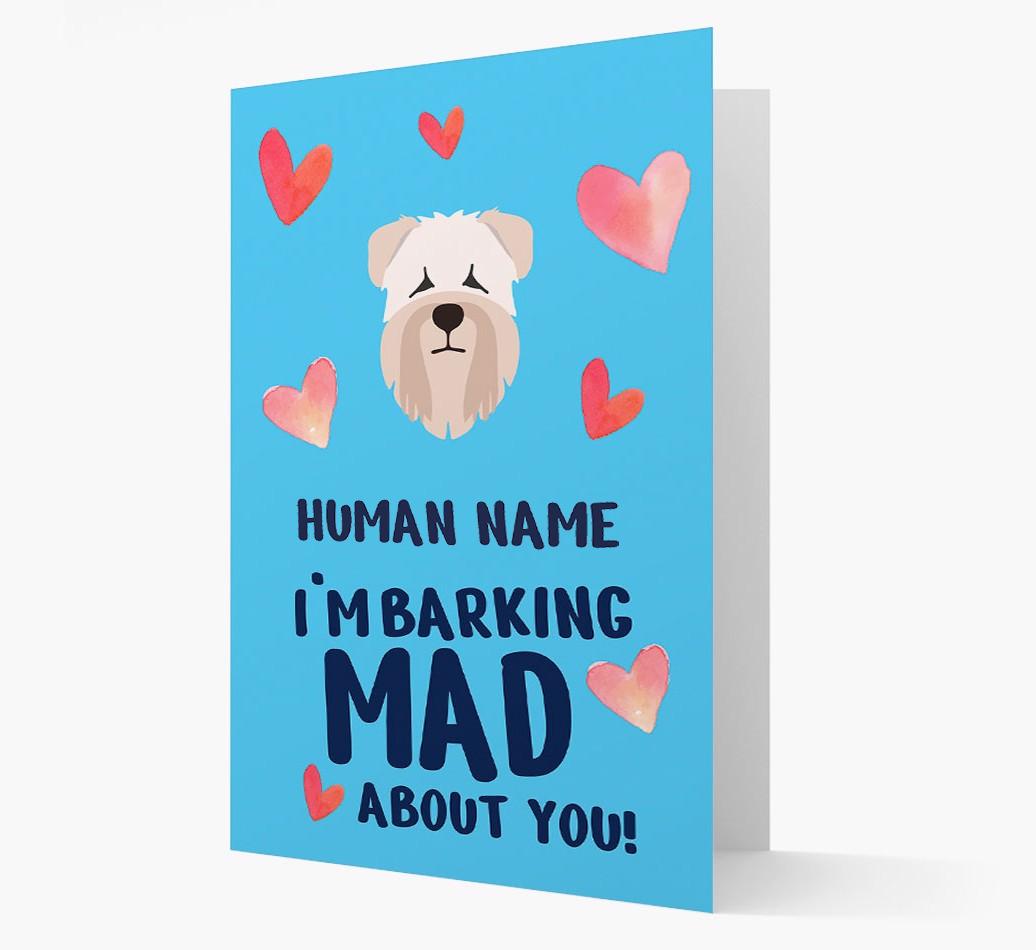 'Barking Mad' - Personalized {breedFullName} Card