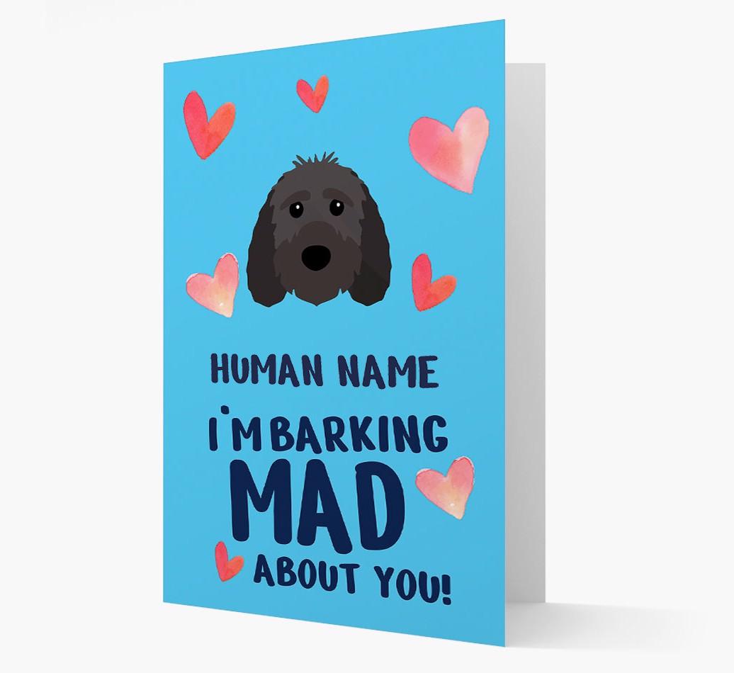 'Barking Mad' - Personalized {breedFullName} Card