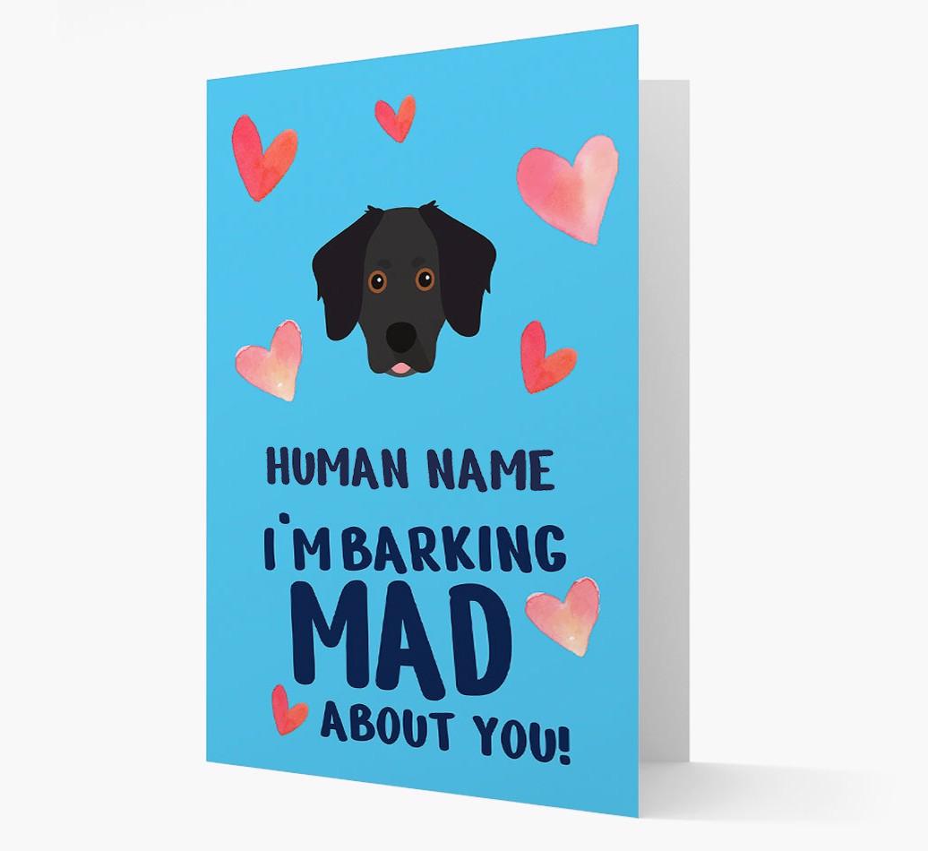 'Barking Mad' - Personalized {breedFullName} Card