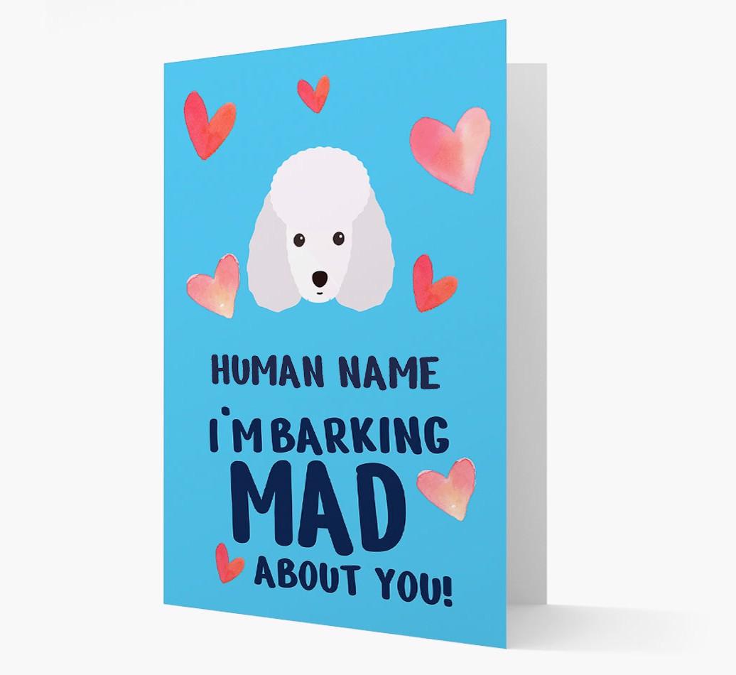 'Barking Mad' - Personalized {breedFullName} Card