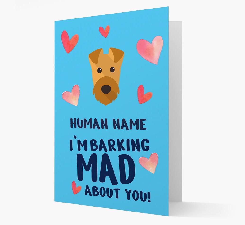'Barking Mad' - Personalized {breedFullName} Card