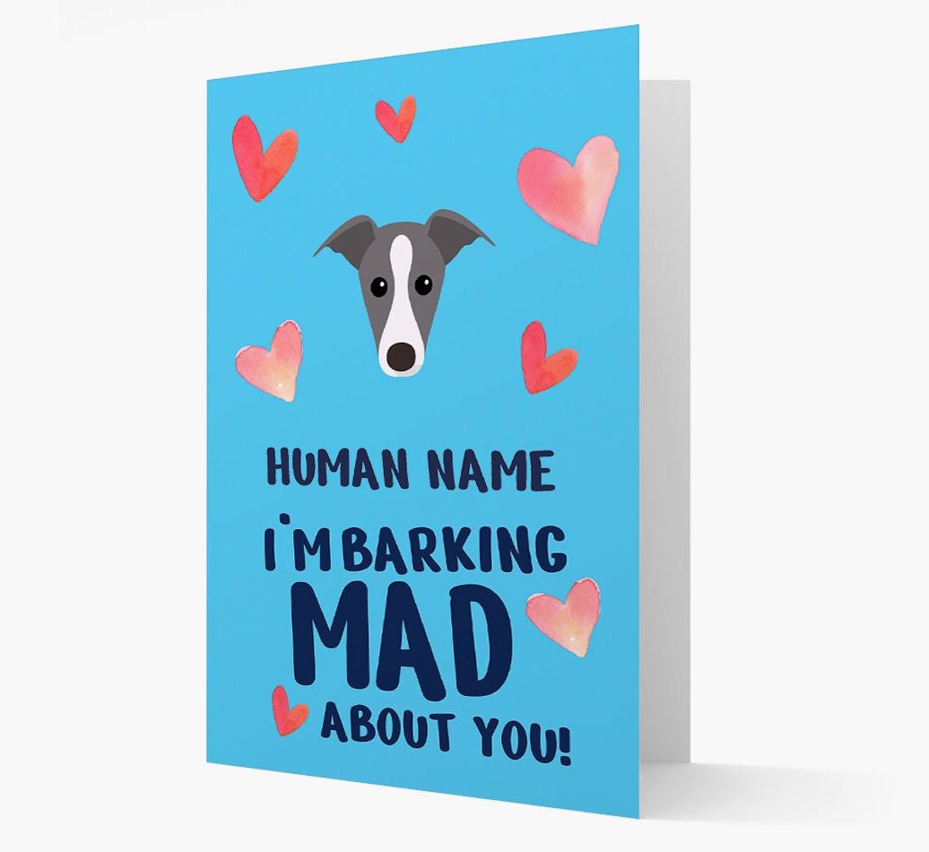 'Barking Mad' - Personalized {breedFullName} Card