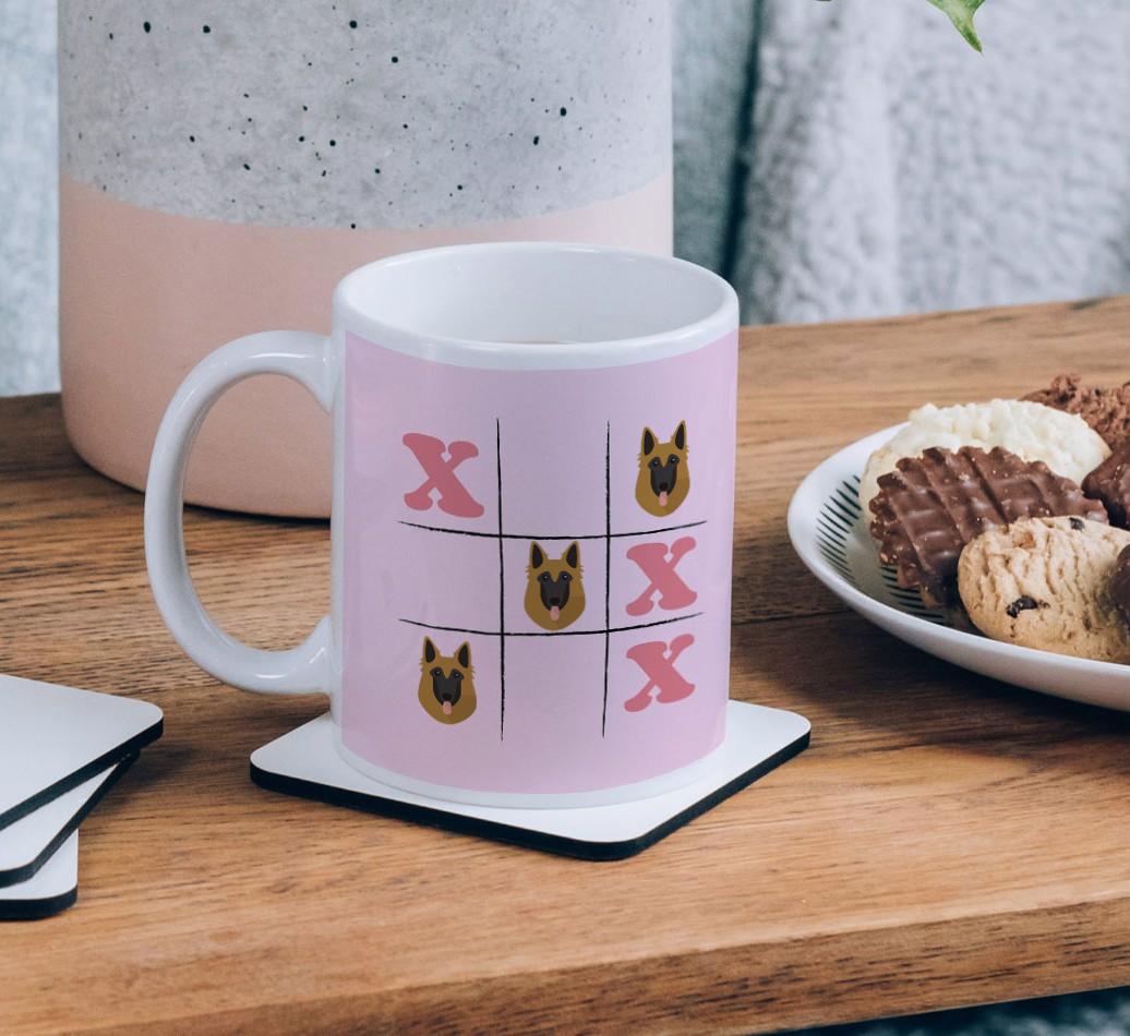 Tic-tac-toe: Personalized {breedFullName} Mug