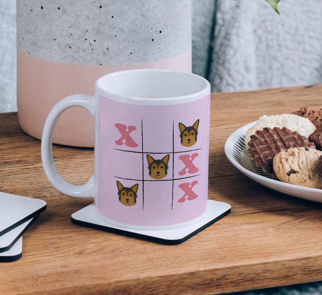Tic-tac-toe: Personalized {breedFullName} Mug