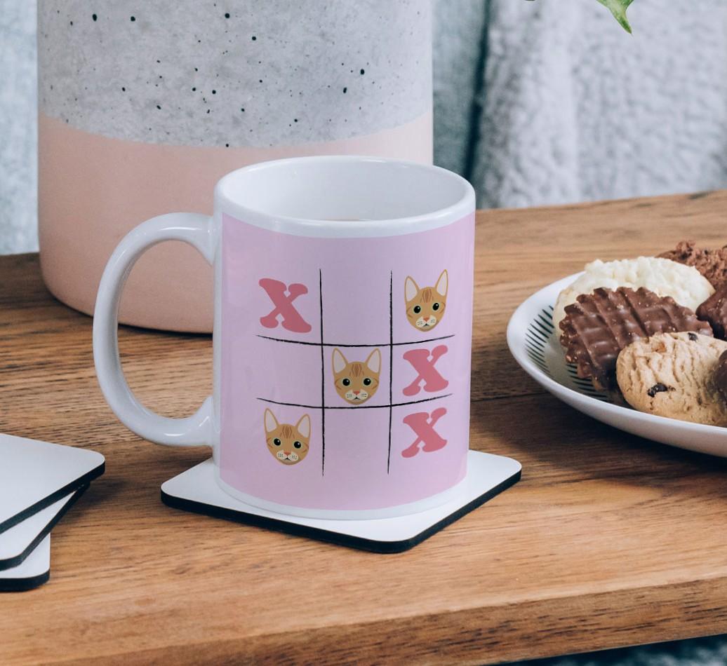 Tic-tac-toe: Personalized {breedCommonName} Mug