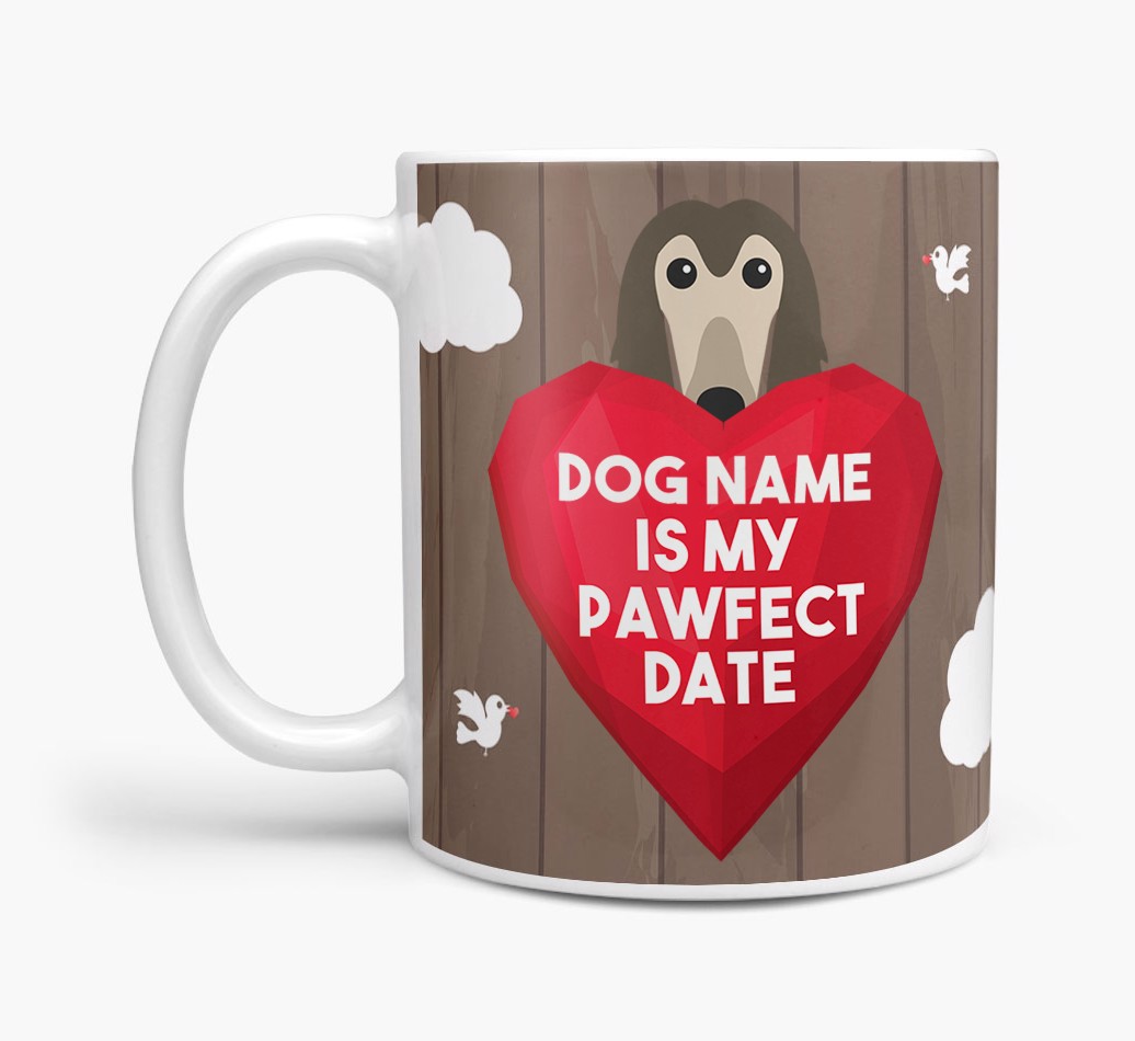 'Pawfect Date' - Personalised {breedFullName} Mug