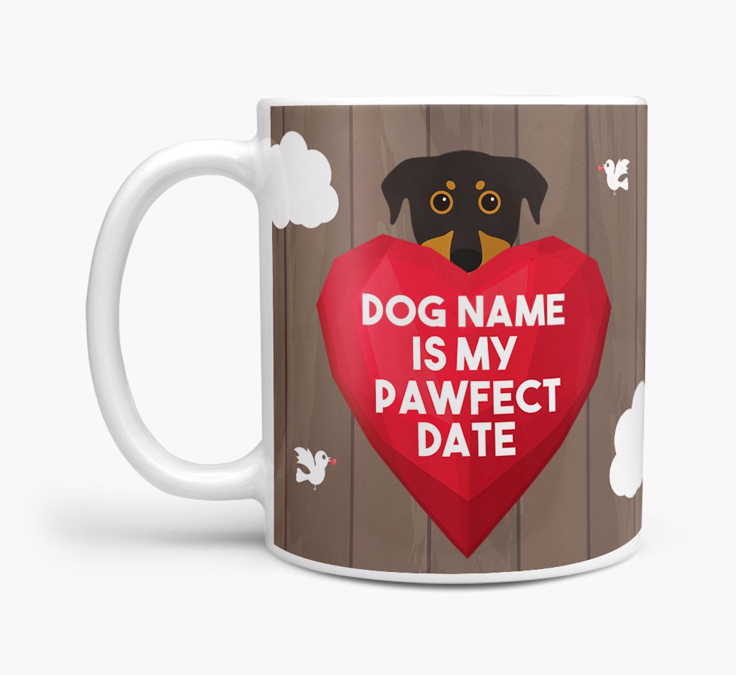 'Pawfect Date' - Personalised {breedFullName} Mug