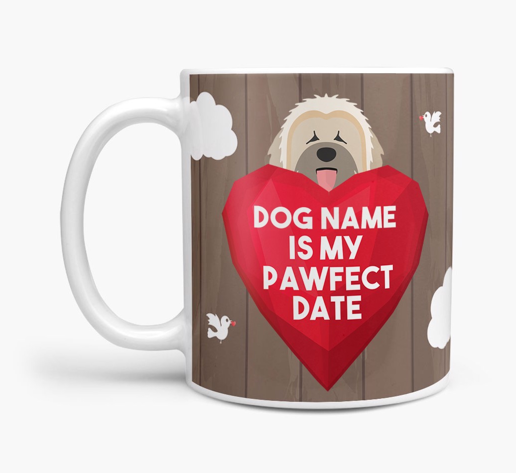 'Pawfect Date' - Personalised {breedFullName} Mug