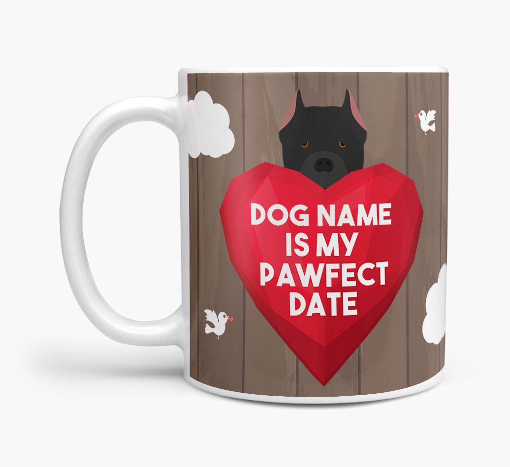 'Pawfect Date' - Personalised {breedFullName} Mug