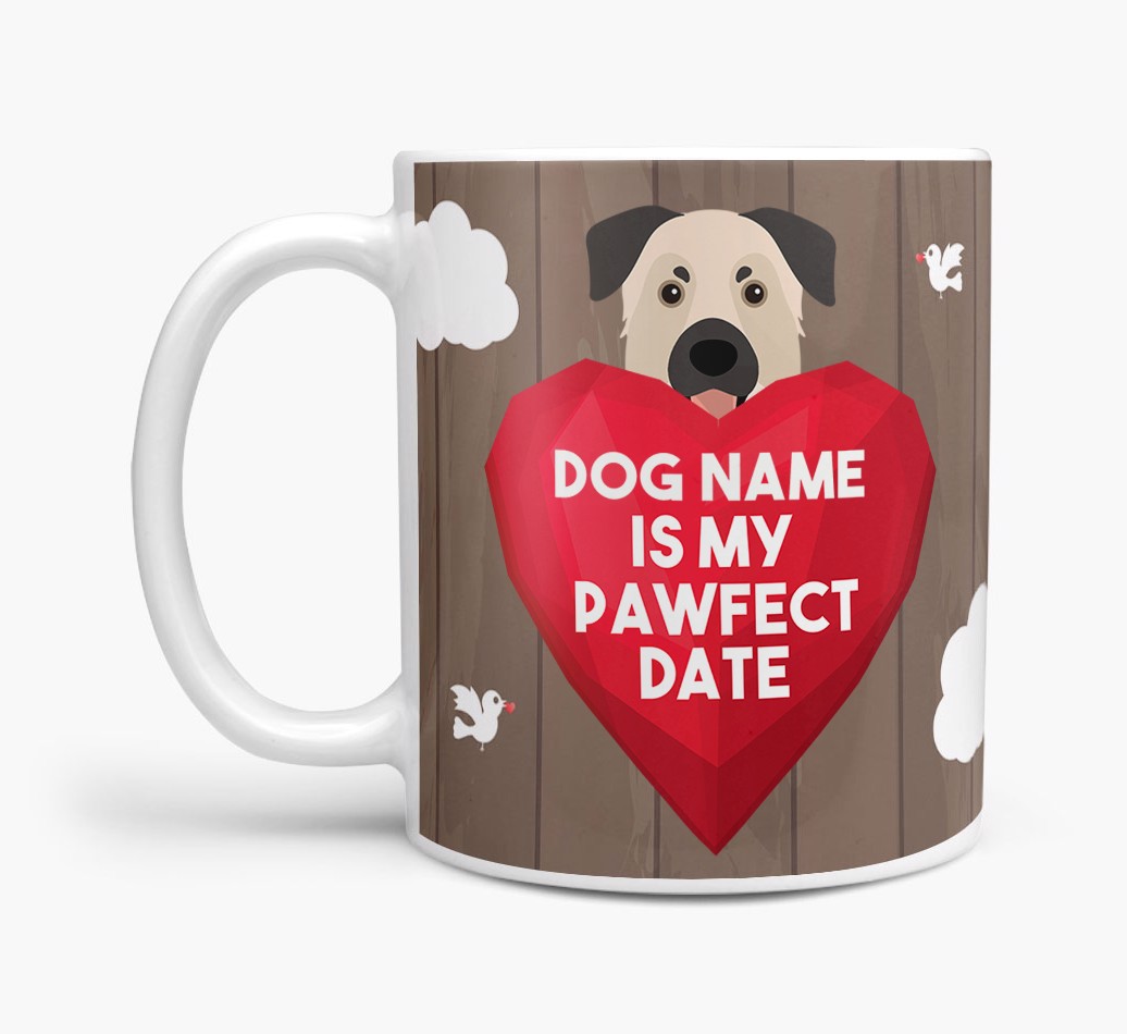 'Pawfect Date' - Personalised {breedFullName} Mug