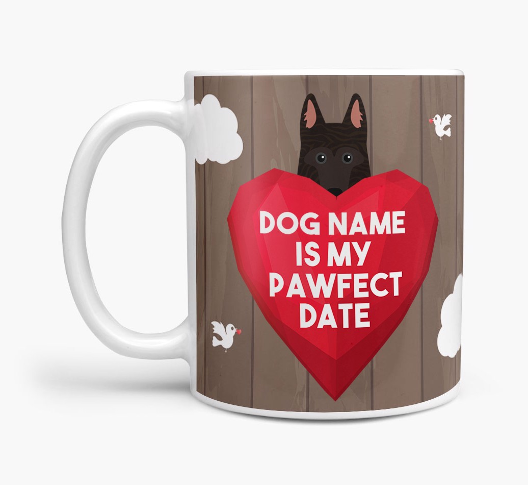 'Pawfect Date' - Personalised {breedFullName} Mug