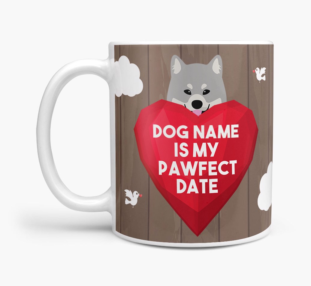 'Pawfect Date' - Personalised {breedFullName} Mug