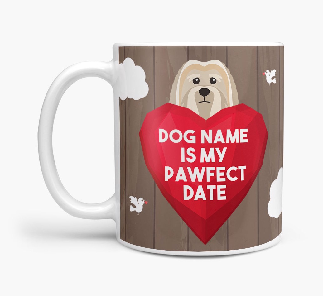 'Pawfect Date' - Personalised {breedFullName} Mug
