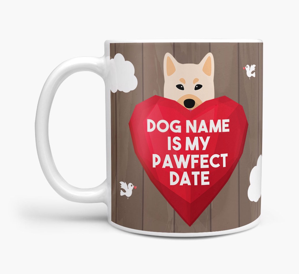 'Pawfect Date' - Personalised {breedFullName} Mug