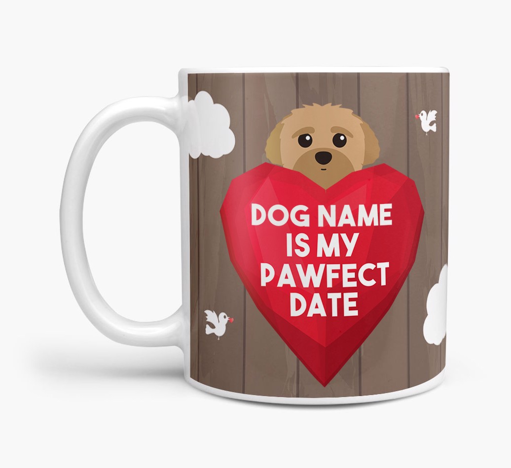 'Pawfect Date' - Personalised {breedFullName} Mug