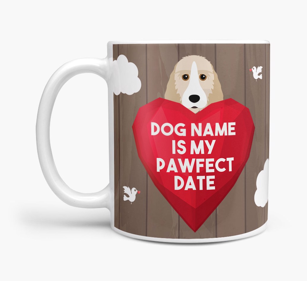 'Pawfect Date' - Personalised {breedFullName} Mug