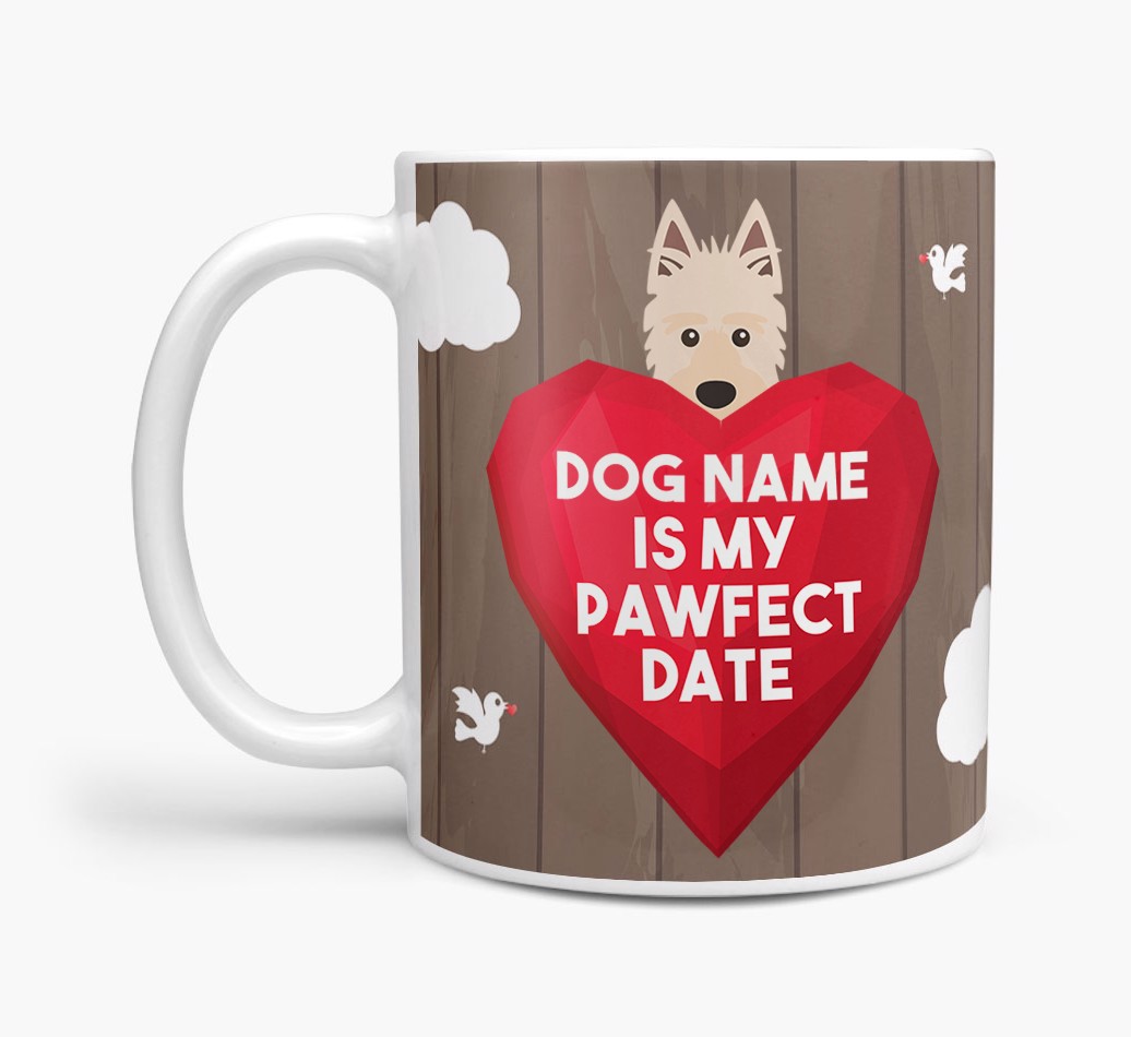 'Pawfect Date' - Personalised {breedFullName} Mug