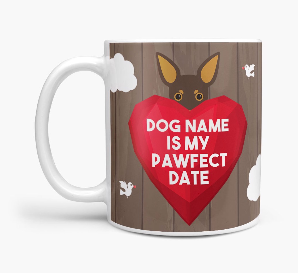 'Pawfect Date' - Personalised {breedFullName} Mug