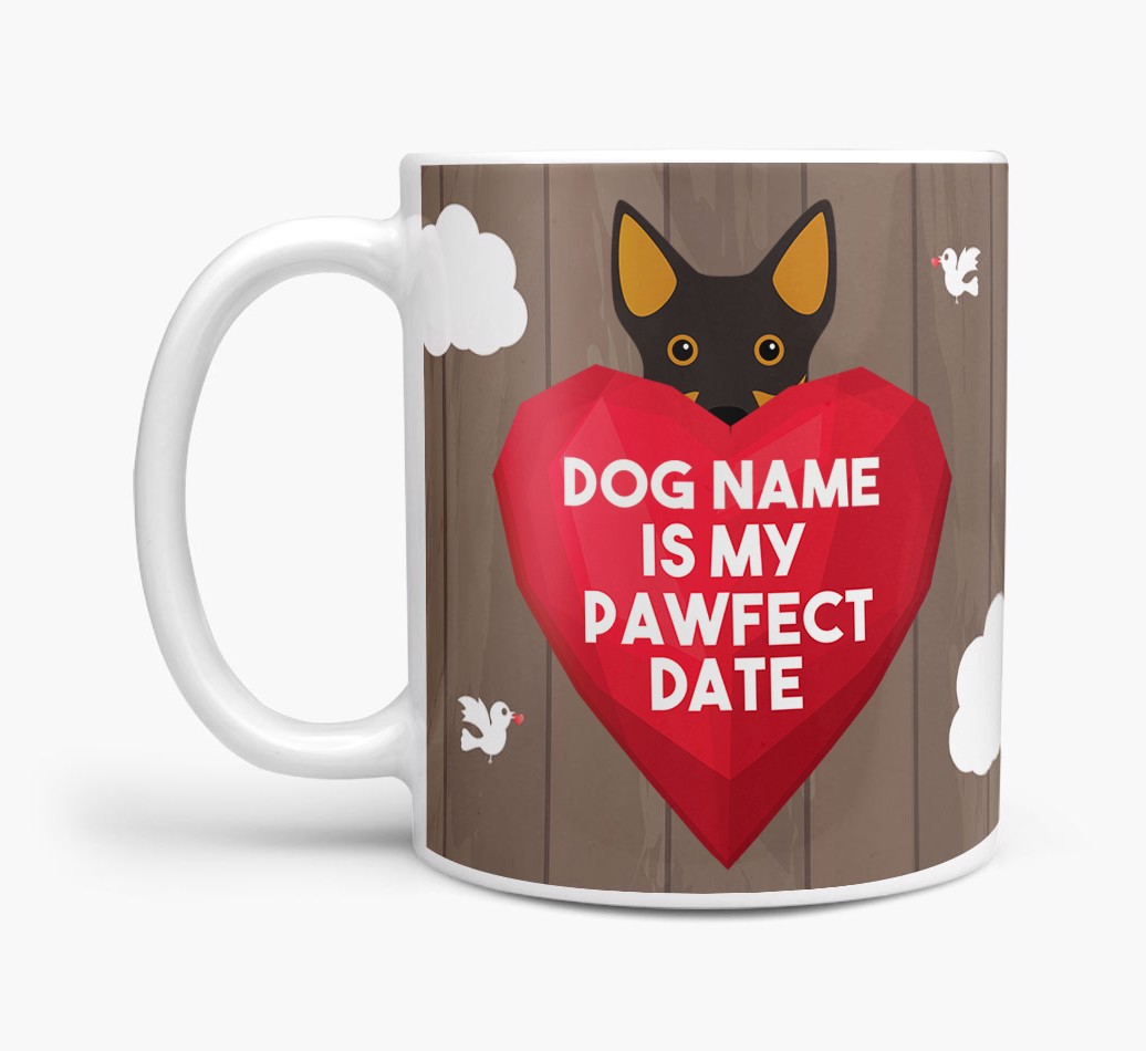 'Pawfect Date' - Personalised {breedFullName} Mug