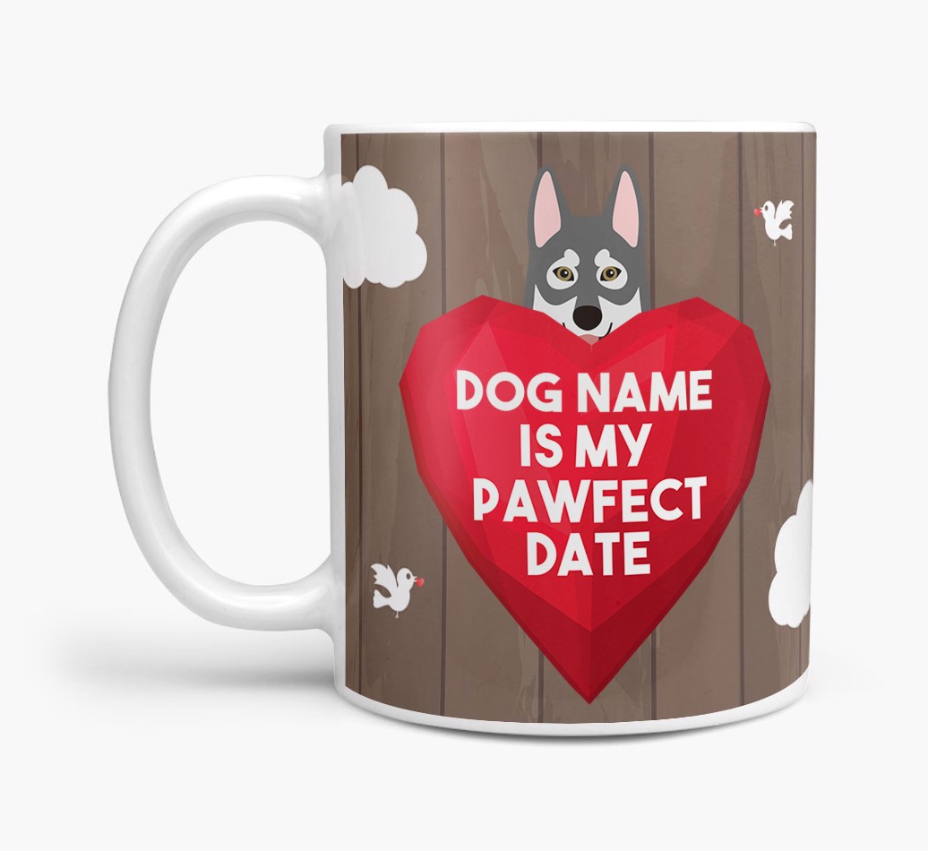 'Pawfect Date' - Personalised {breedFullName} Mug
