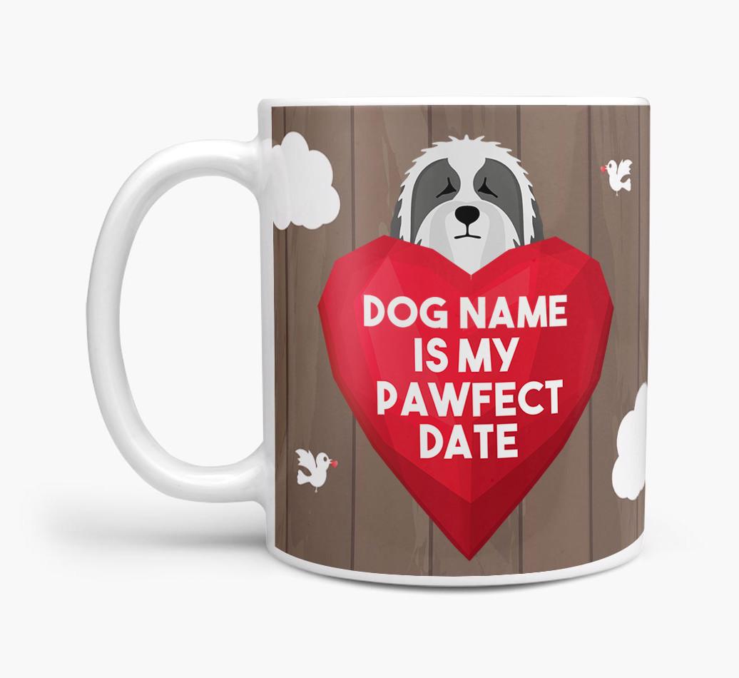 'Pawfect Date' - Personalized {breedFullName} Mug