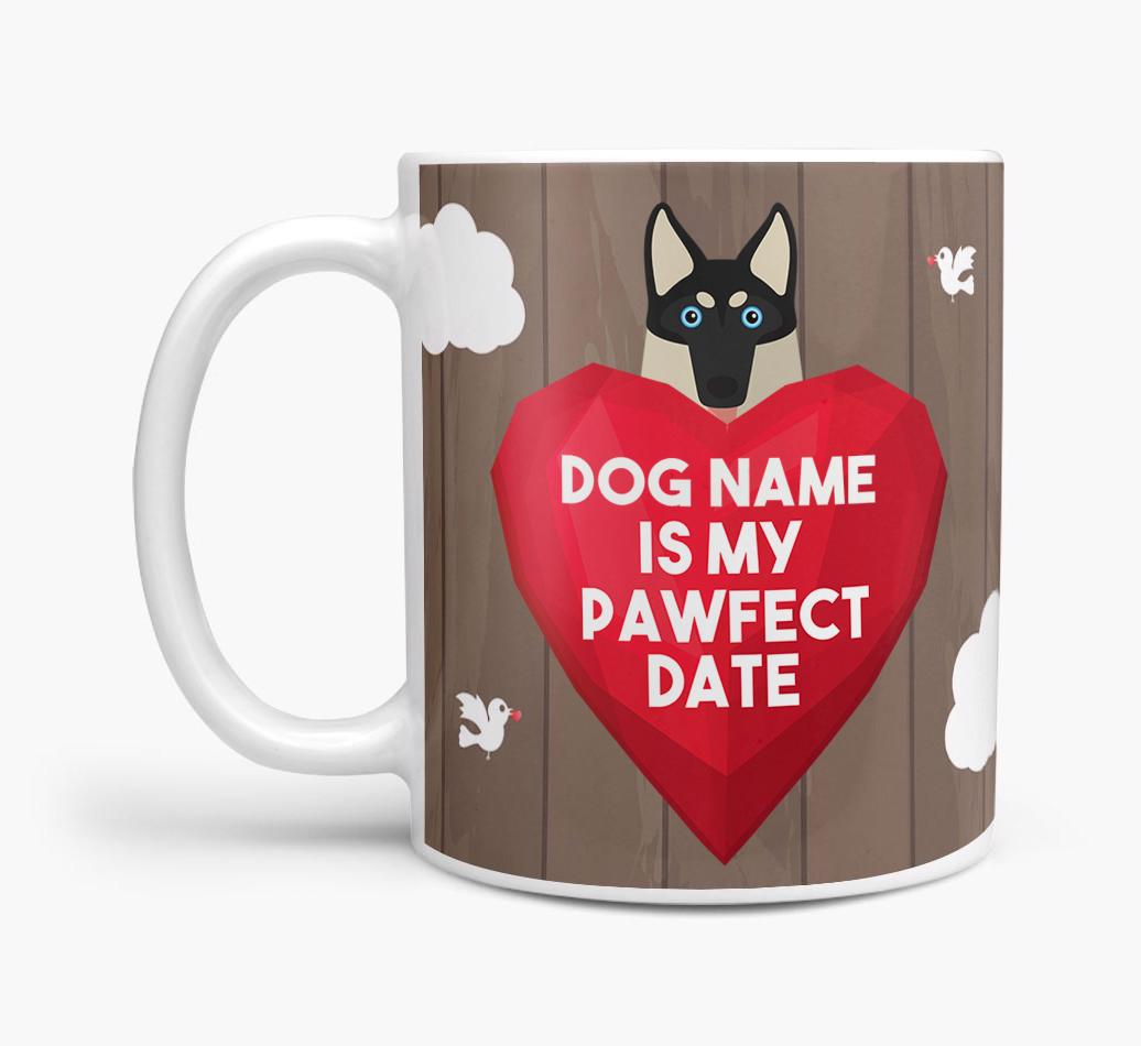 'Pawfect Date' - Personalized {breedFullName} Mug