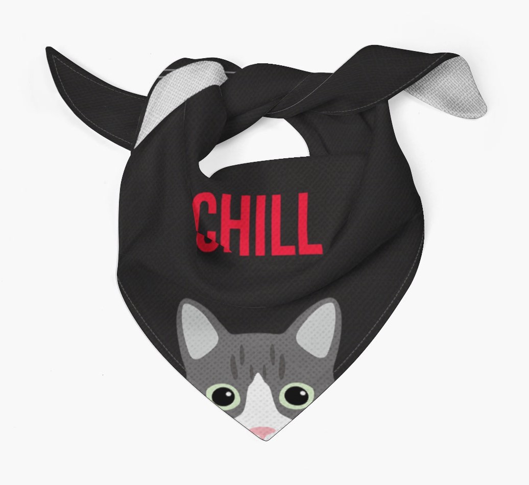 'Chill' - Personalised {breedCommonName} Bandana