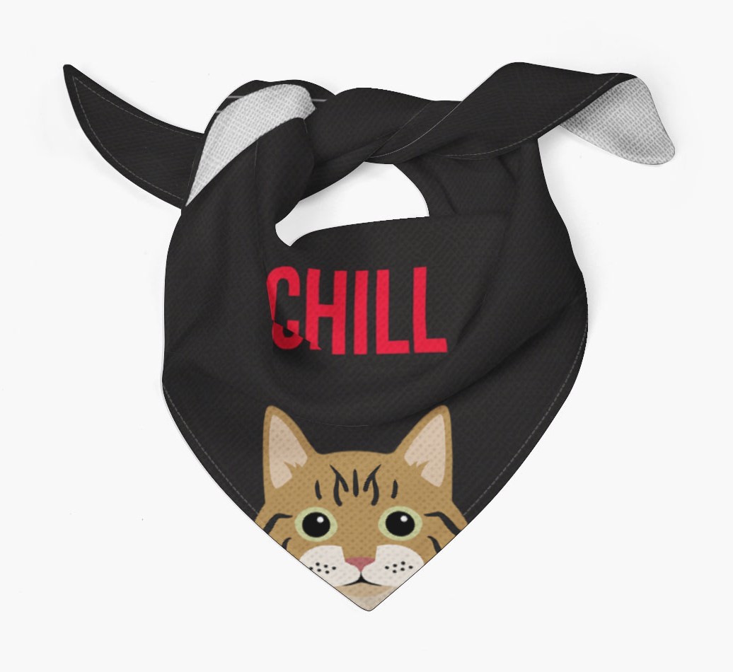 'Chill' - Personalised {breedCommonName} Bandana