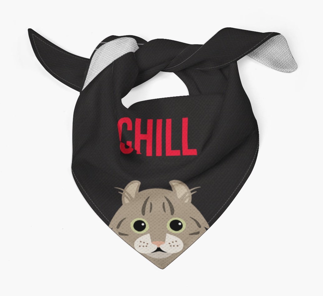 'Chill' - Personalised {breedCommonName} Bandana