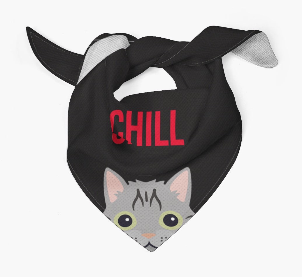 'Chill' - Personalised {breedCommonName} Bandana