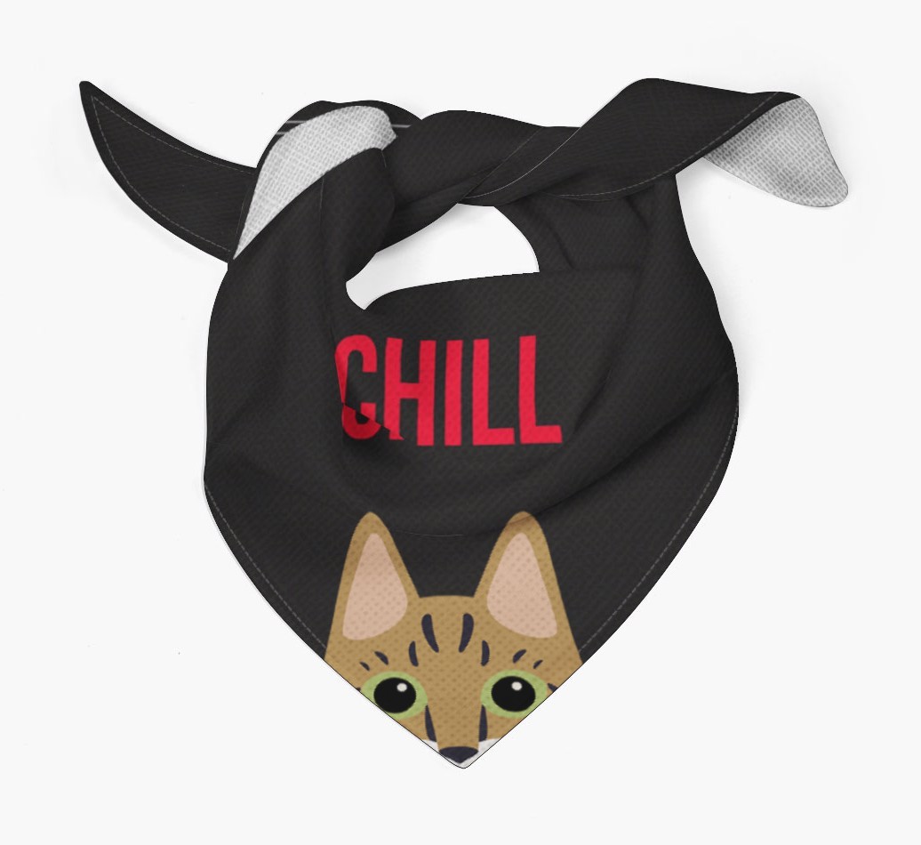 'Chill' - Personalised {breedCommonName} Bandana