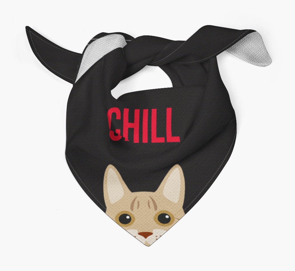 'Chill' - Personalised {breedCommonName} Bandana