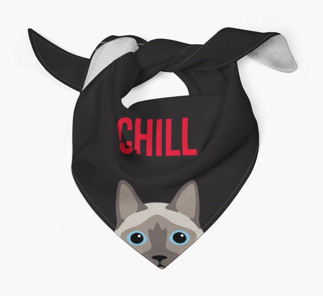 'Chill' - Personalised {breedCommonName} Bandana