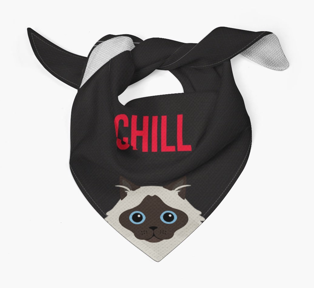'Chill' - Personalised {breedCommonName} Bandana